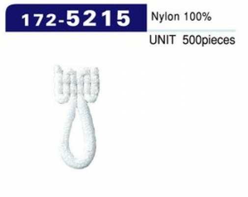 172-5215 Asole e bottoni in nylon lanoso, medio (q.tà 500) 22 mm H x 11 mm W