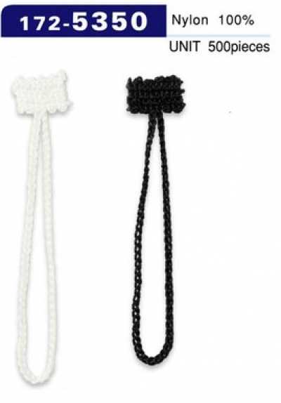172-5350 Tipo di cordoncino a catena per asole e bottoni, lunghezza totale 60 mm (Qtà 500)