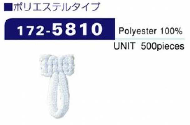 172-5810 Asole e bottoni, tipo poliestere (500 pz) 20 mm × 10 mm