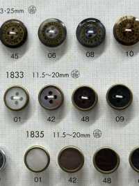 1833 Bottoni Eleganti E Lussuosi Per Camicie E Giacche[Pulsante] DAIYA BUTTON(DAIYA BUTTON) Sottofoto