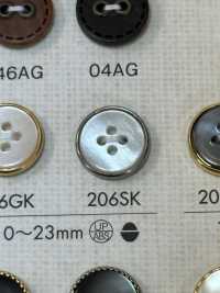 206SK Semplice Bottone In Plastica A 4 Fori[Pulsante] DAIYA BUTTON(DAIYA BUTTON) Sottofoto