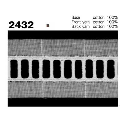 2432 Merletto fine in cotone