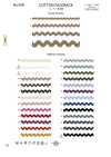 3150 Gallone zig zag tondo in cotone