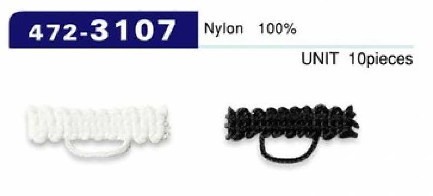 472-3107 Cordoncino intrecciato per asole e bottoni Tipo 5 mm x 22 mm (10 pz)