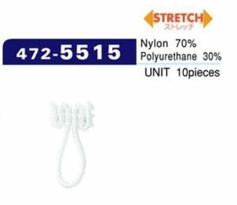 472-5515 Asole e bottoni in spandex, misura media (10 pezzi)