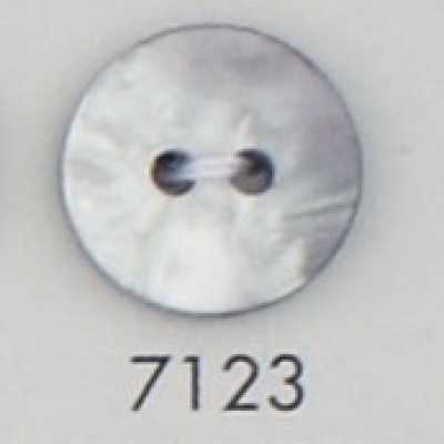 7123 Bottone a due fori in resina poliestere