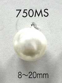 750MS Bottone con gambo a mezza anella in resina ureica perlescente[Bottoni] DAIYA BUTTON Immagini aggiuntive