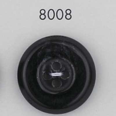 8008 Bottone in resina poliestere a 4 fori