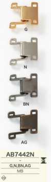 AB7442N Parte frontale in ottone