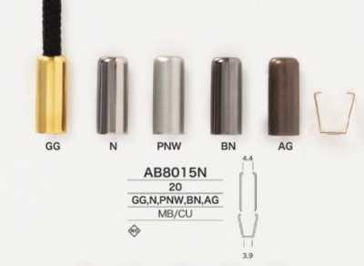 AB8015N Terminale tubolare per cordino