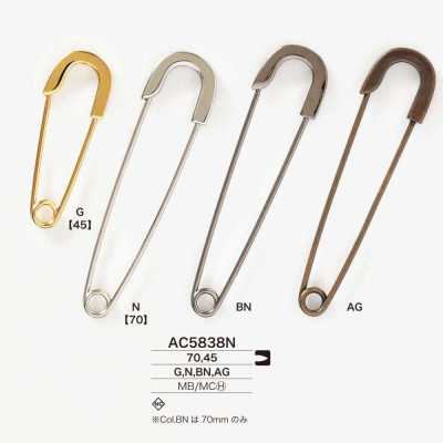 AC5838N Spilla per trapunta in ottone/hi-cast