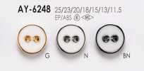 AY6248 Bottone Rondella Occhiello A Due Fori Per La Tintura