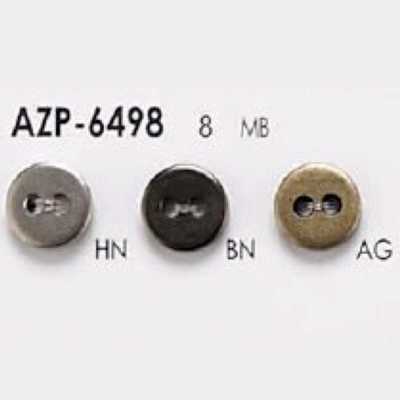 Bottone in ottone a 2 fori