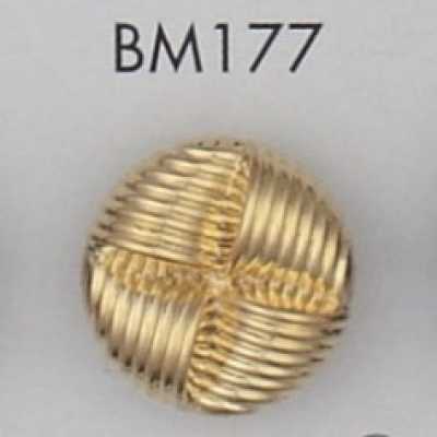 BM177 Bottone placcato in resina ABS