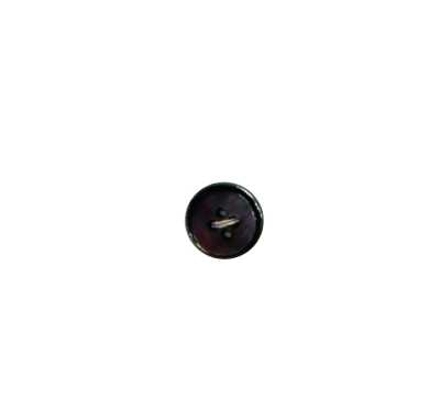 BS8S Bottone a 4 fori con bordo in madreperla nera