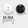 BX3068 Bottone a 2 fori in resina poliestere