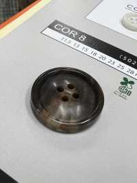 COR8 [Stile Bufalo] Bottone A 4 Fori Con Bordo[Pulsante] NITTO Button Sottofoto