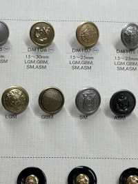 DM110 Eleganti Semplici Bottoni In Metallo Per Camicie E Giacche[Pulsante] DAIYA BUTTON(DAIYA BUTTON) Sottofoto