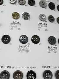 DM1475 Bottone In Metallo A 4 Fori Per Giacche E Abiti[Pulsante] IRIS Sottofoto