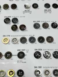 DM1770 Bottone In Metallo A 4 Fori Per Giacche E Abiti[Pulsante] IRIS Sottofoto