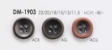 DM1903 Bottone In Metallo A 4 Fori Per Giacche E Abiti