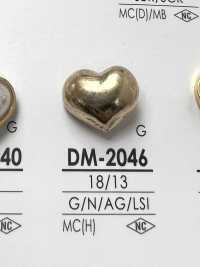 DM2046 Bottone In Metallo A Forma Di Cuore[Pulsante] IRIS Sottofoto