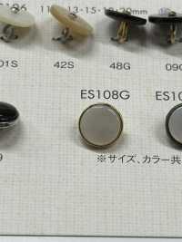 ES108G Bottone In Poliestere Per Elegante Camicetta A Conchiglia[Pulsante] DAIYA BUTTON(DAIYA BUTTON) Sottofoto