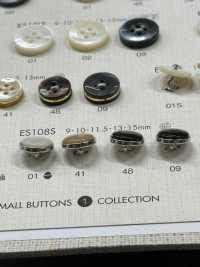 ES108G Bottone In Poliestere Per Elegante Camicetta A Conchiglia[Pulsante] DAIYA BUTTON(DAIYA BUTTON) Sottofoto