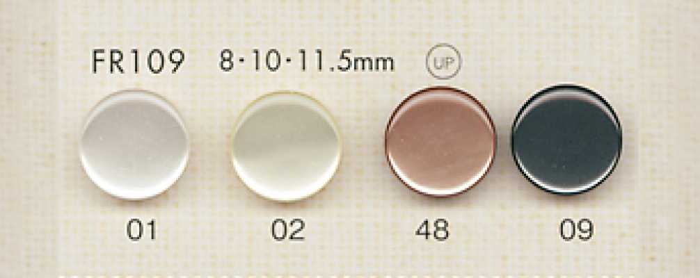 FR109 DAIYA BUTTONS Bottone in poliestere effetto madreperla