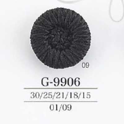 G9906 Bottone con gambo quadrato in resina cord/nylon
