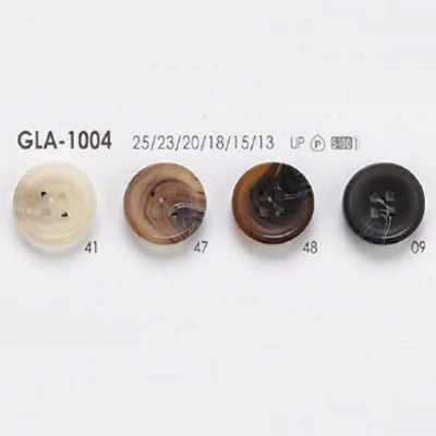 GLA1004 Bottone in resina poliestere a 4 fori