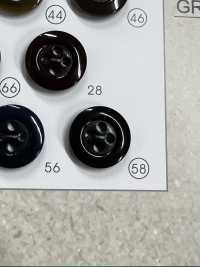 GS29 NUT [Stile Dado] Bottone A 4 Fori GRAND SCOTCH 29[Pulsante] NITTO Button Sottofoto