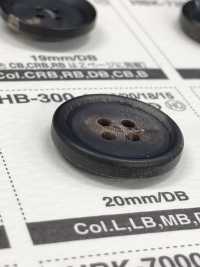 HB300 Bottone In Vero Corno Di Bufalo Per Giacche E Abiti[Pulsante] IRIS Sottofoto