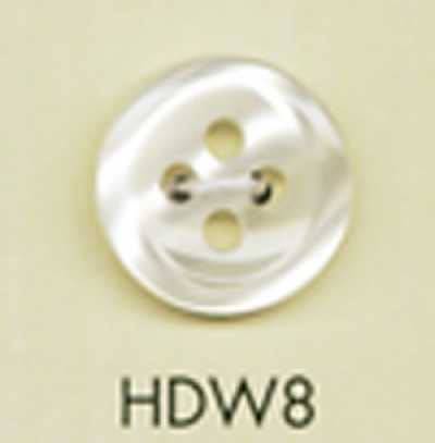HDW8 DAIYA BUTTONS Serie HYPER DURABLE resistente agli urti Bottone in poliestere effetto madreperla