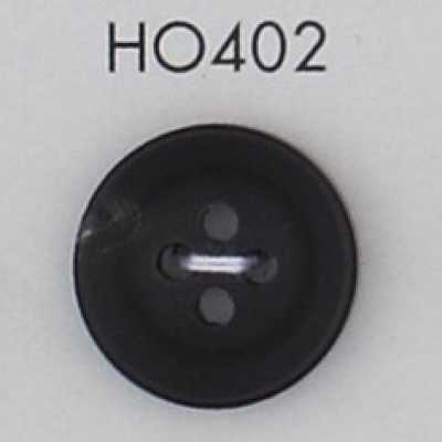 HO402 Bottone a 4 fori in materiale naturale, corno di bufalo autentico