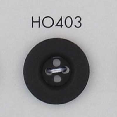 HO403 Bottone a 4 fori in materiale naturale, corno di bufalo autentico