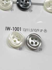 IW1001 Bottone In Resina Poliestere Con 4 Fori Frontali[Pulsante] IRIS Sottofoto