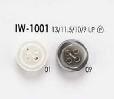 IW1001 Bottone in resina di poliestere a 4 fori