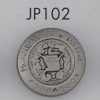JP102 Bottone placcato in resina ABS
