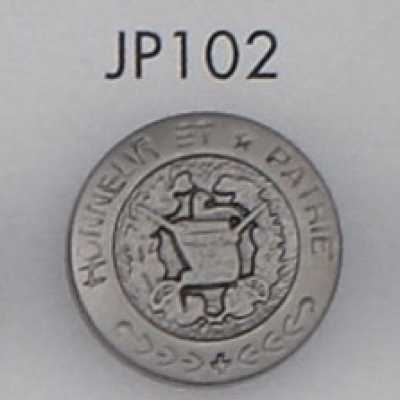 JP102 Bottone placcato in resina ABS