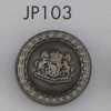 JP103 Bottone placcato in resina ABS