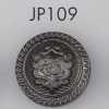 JP109 Bottone placcato in resina ABS