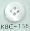 KBC-138 CONCHIGLIA BIANCO Bottone A Conchiglia Cava Centrale A 4 Fori