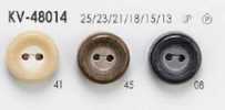 KV48014 Bottone semplice in poliestere a 2 fori