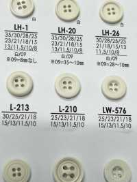 L210 Bottoni Per Tingere Dalle Camicie Ai Cappotti[Pulsante] IRIS Sottofoto