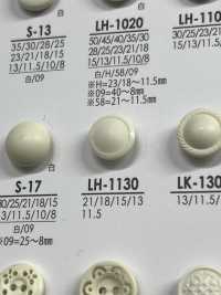 LH1130 Bottoni Per Tingere Dalle Camicie Ai Cappotti[Pulsante] IRIS Sottofoto