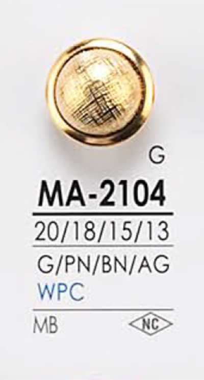 MA2104 Bottone in metallo