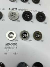 MD3000 Bottone In Metallo A 4 Fori Per Giacche E Abiti[Pulsante] IRIS Sottofoto
