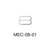 MEC08-01 Regolatore Della Cinghia Del Reggiseno Per Tessuto Sottile 8 Mm * Compatibile Con Rilevatore Di Aghi