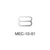 MEC10-01 Regolatore Della Cinghia Del Reggiseno Per Tessuto Sottile 10 Mm * Compatibile Con Rilevatore Di Agh